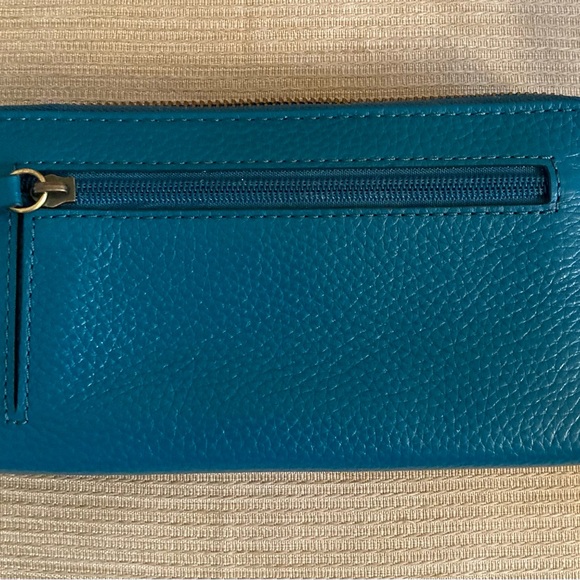 Fossil Blue Wallet with Hedgehog Design - Picture 2 of 5